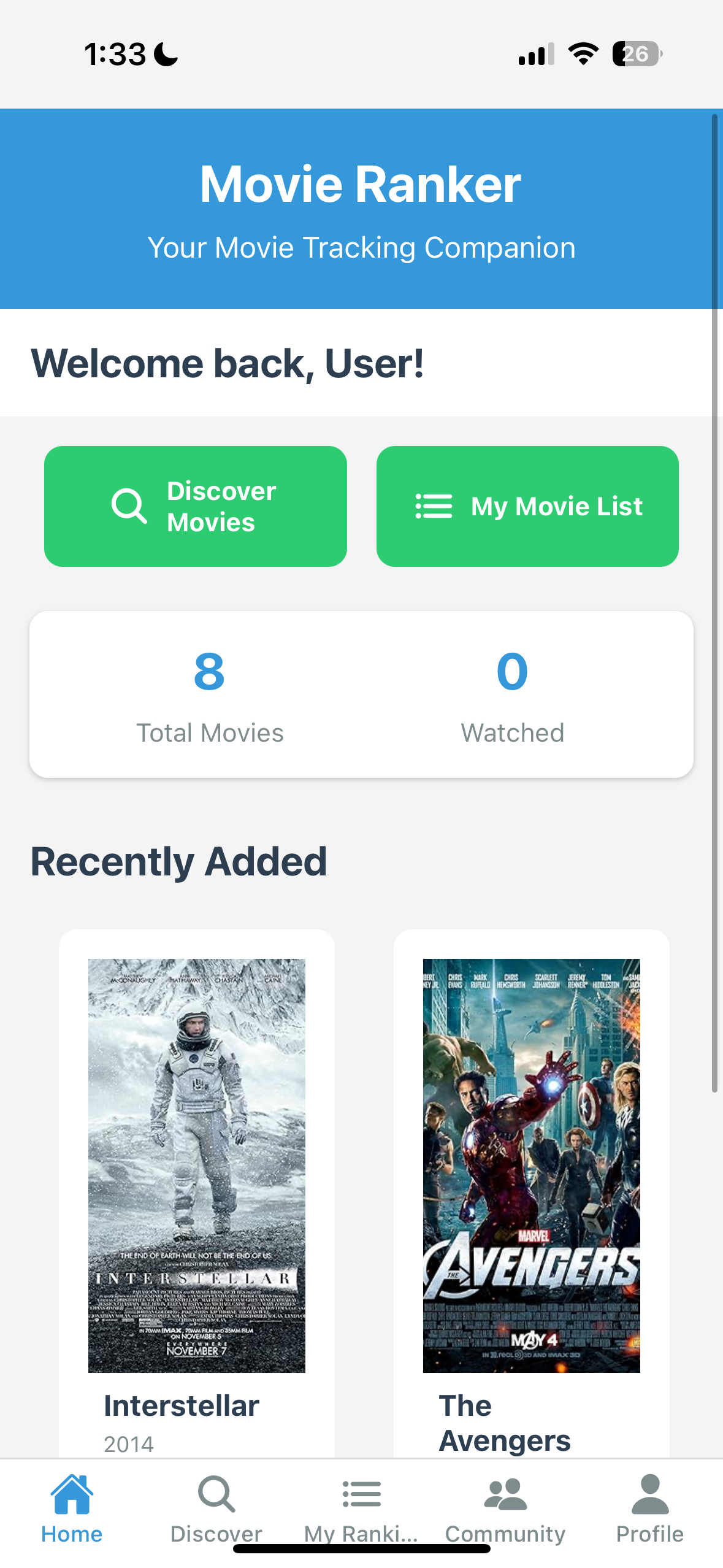 MovieBoom Recommendations